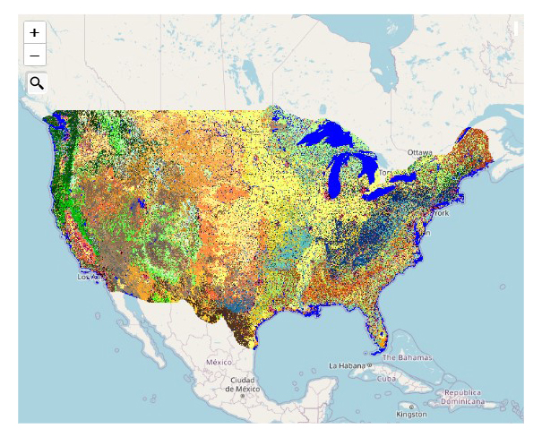 picture of the US inside the viewer